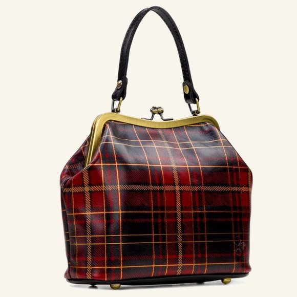 🆕Patricia Nash Laureana Tartan Plaid Frame Satchel - Picture 3 of 15
